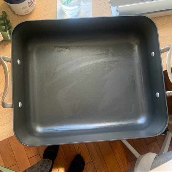 Crate & Barrel Calphalon Non Stick Roasting Pan - Perfect Condition 🍳 - Picture 12 of 14